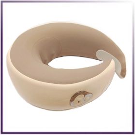 Neck Massage Pillow with Soothing Heat, Ergonomic U-Shaped Memory Foam Travel Pillow for Neck Pain Relief, Portable Deep Tissue Shiatsu Massager for Neck Massage Pillow with Soothing Heat, Ergonomic U-Shaped Memory Foam Travel Pillow for Neck Pain Relief, Portable Deep Tissue Shiatsu Massager for