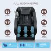 Massage Chairs Full Body Massage Recliner with Foot Roller,Airbag Massage SL Track, Zero Gravity, Bluetooth Speaker,Black