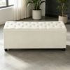 Modern Storage Ottoman with Non-Slip for Bedroom