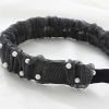 Womens Beaded Hair Band Mesh Wide Lace Headband Hair Accessories Headwear Hair Loop,Black