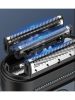 ZCYLPT Foil Shaver,Magnetic Electric Shaver for Men,Mini Reciprocating Portable with USB-C Rechargeable, Waterproof, Cordless, Double Floating Blade,