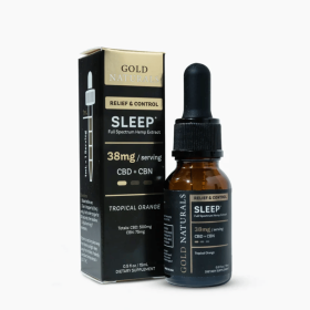 Sleep Tincture with CBD + CBN - Deep Rest Hemp Extract - Fast-Acting Full Spectrum Sleep Aid for Relaxation & Relief – 0.3% THC (Strength: Light, size: 15 ML)