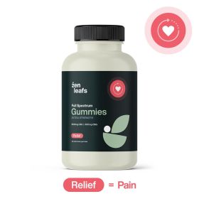 Full Spectrum CBD + CBG Gummies for Pain (Benefit: Relif, Dosages: 3600mg)