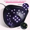 UV Light for Nails, 24LED UV LED Nail Lamp for Gel Polish,Fast Nail Dryer with Automatic Sensor, 3 Timer Setting,Small and Portable, LED Nail Light f
