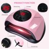 UV Light for Nails, 24LED UV LED Nail Lamp for Gel Polish,Fast Nail Dryer with Automatic Sensor, 3 Timer Setting,Small and Portable, LED Nail Light f